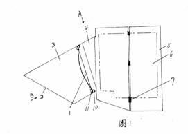 ポール上電流計電気量直視装置の図